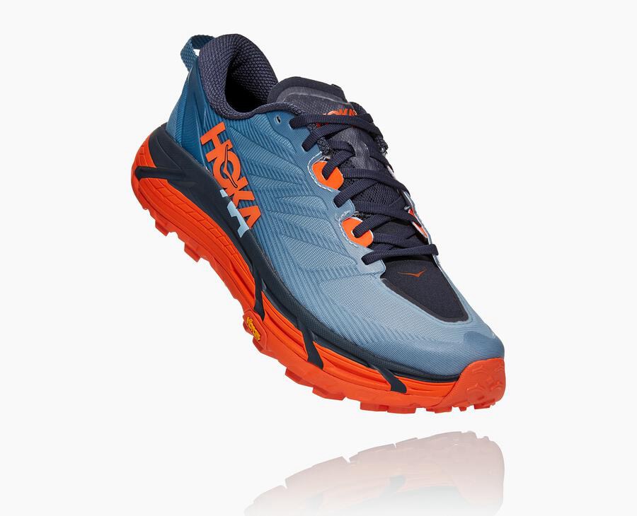 Hoka One One Mafate Speed 3 - Men Trail Shoes - Blue,Australia LQU-029475